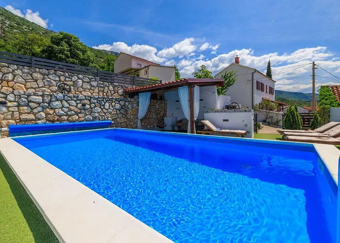 Prázdninový dům House Bozica With Sauna And Pool Tribalj (Primorsko-Goranska)